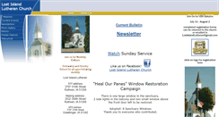 Desktop Screenshot of lostislandlutheranchurch.com